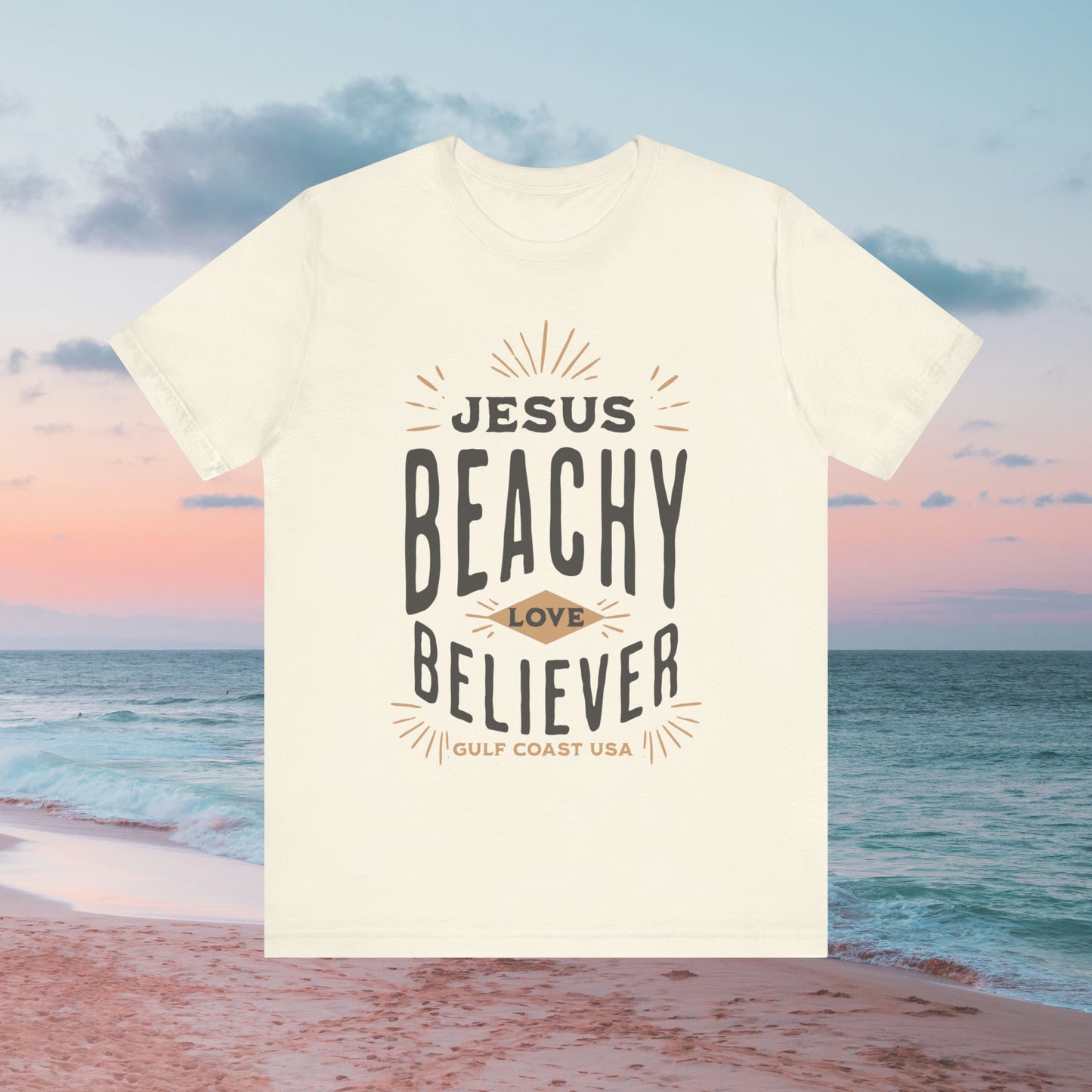 Jesus Love Beachy Believer T-Shirt