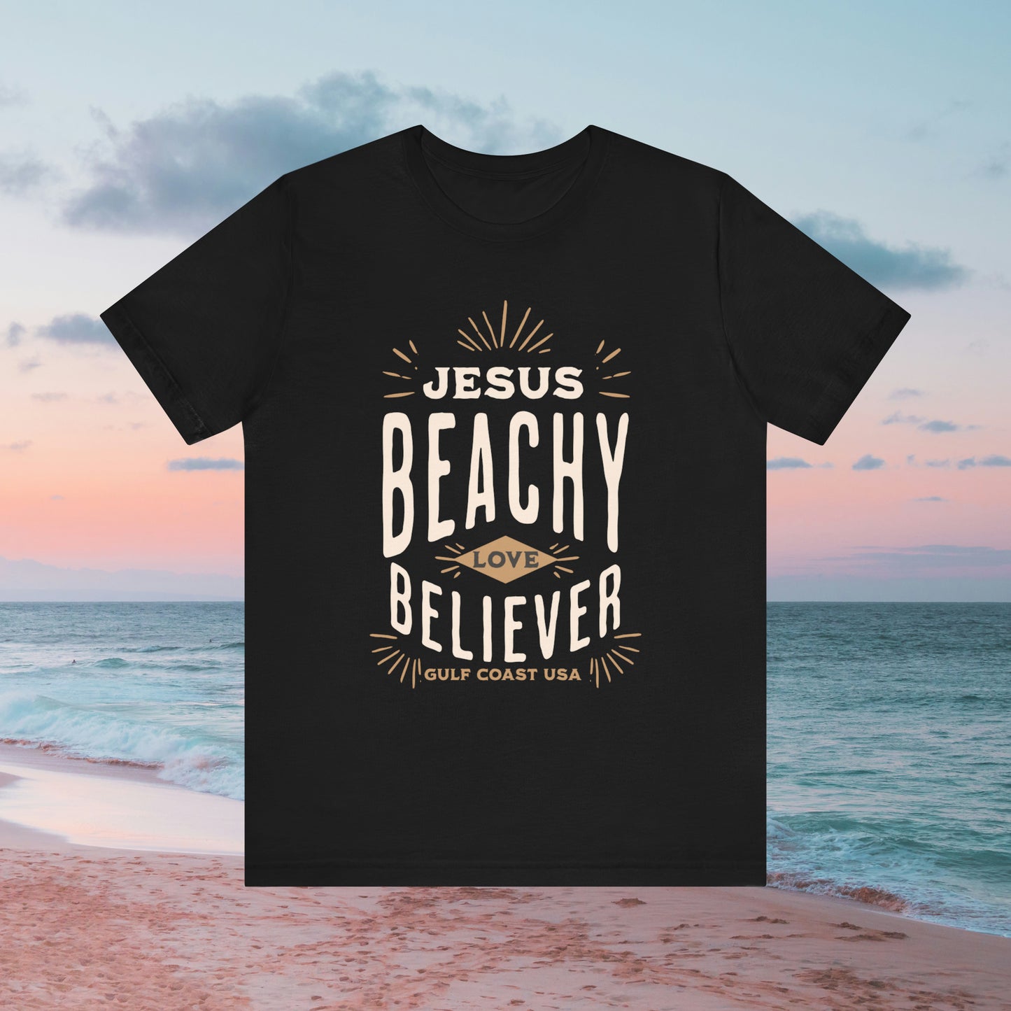 Jesus Love Beachy Believer T-Shirt