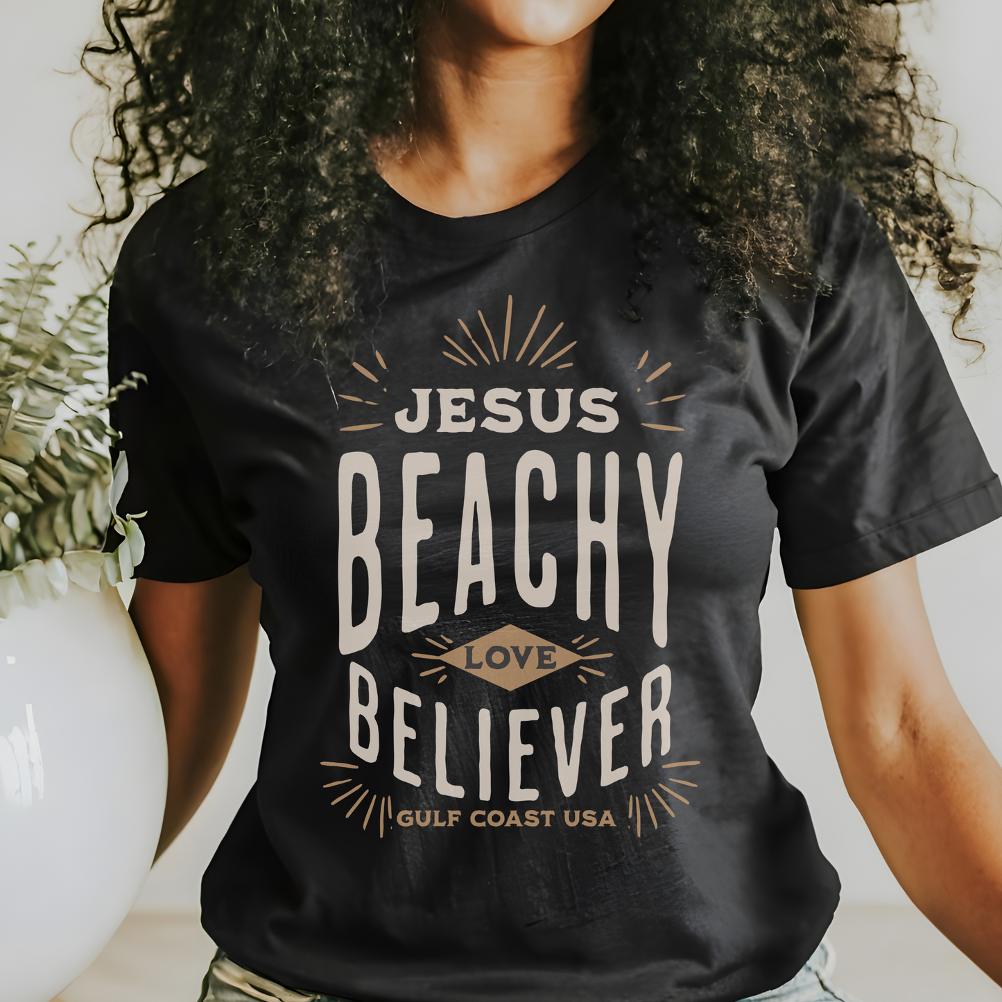 Jesus Love Beachy Believer T-Shirt